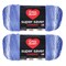 Red Heart Super Saver Jumbo Baja Blue Ombre Yarn - 2 Pack of 283g/10oz - Acrylic - 4 Medium (Worsted) - 482 Yards - Knitting/Crochet